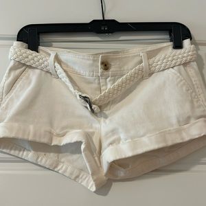 Abercrombie women’s white shorts size 10